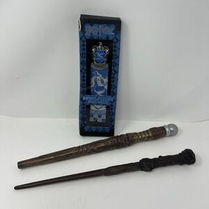 Harry Potter Wand And Raven Claw Crest Bookmark